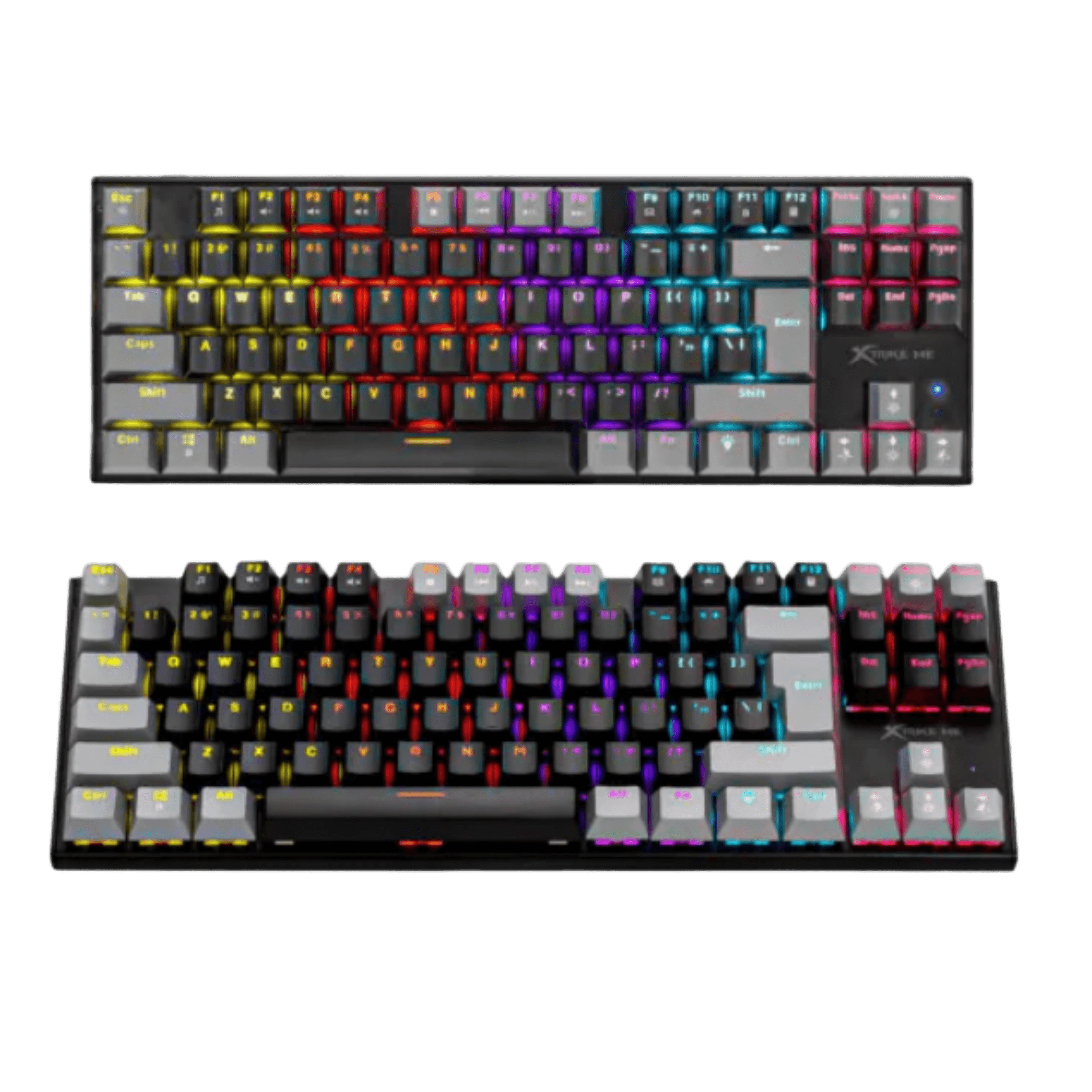 Teclado Mecânico Gamer RGB Xtrike-ME GK-989B Switch Red ANSI Compacto
