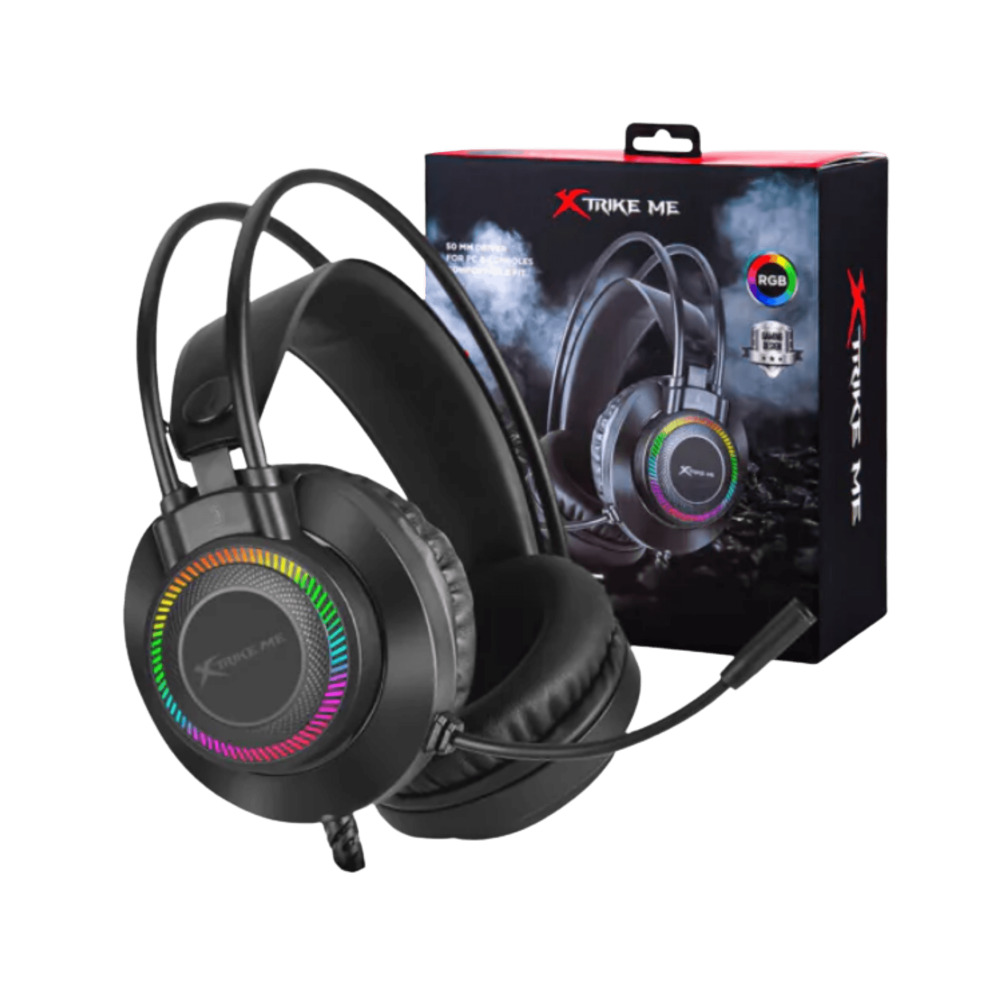 Headset Gamer RGB Xtrike-ME GH-509 Estéreo com Microfone P2 3.5mm para PC
