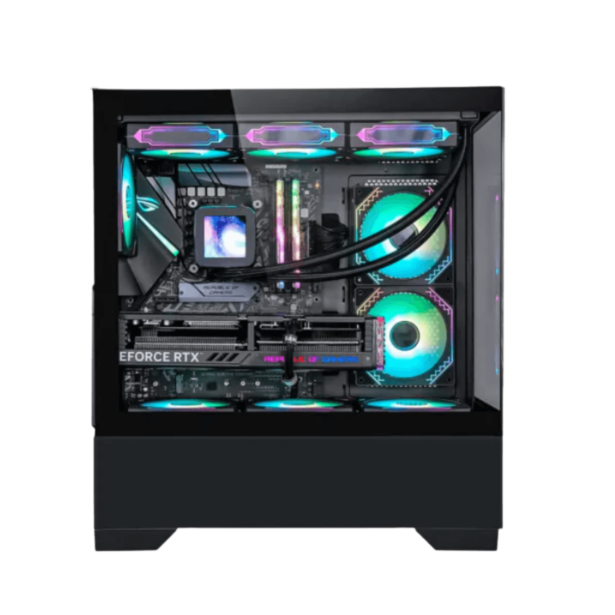 Gabinete Gamer Micro ATX Preto Stellar Pro MetalRed M9 Vidro Temperado Sem Fans