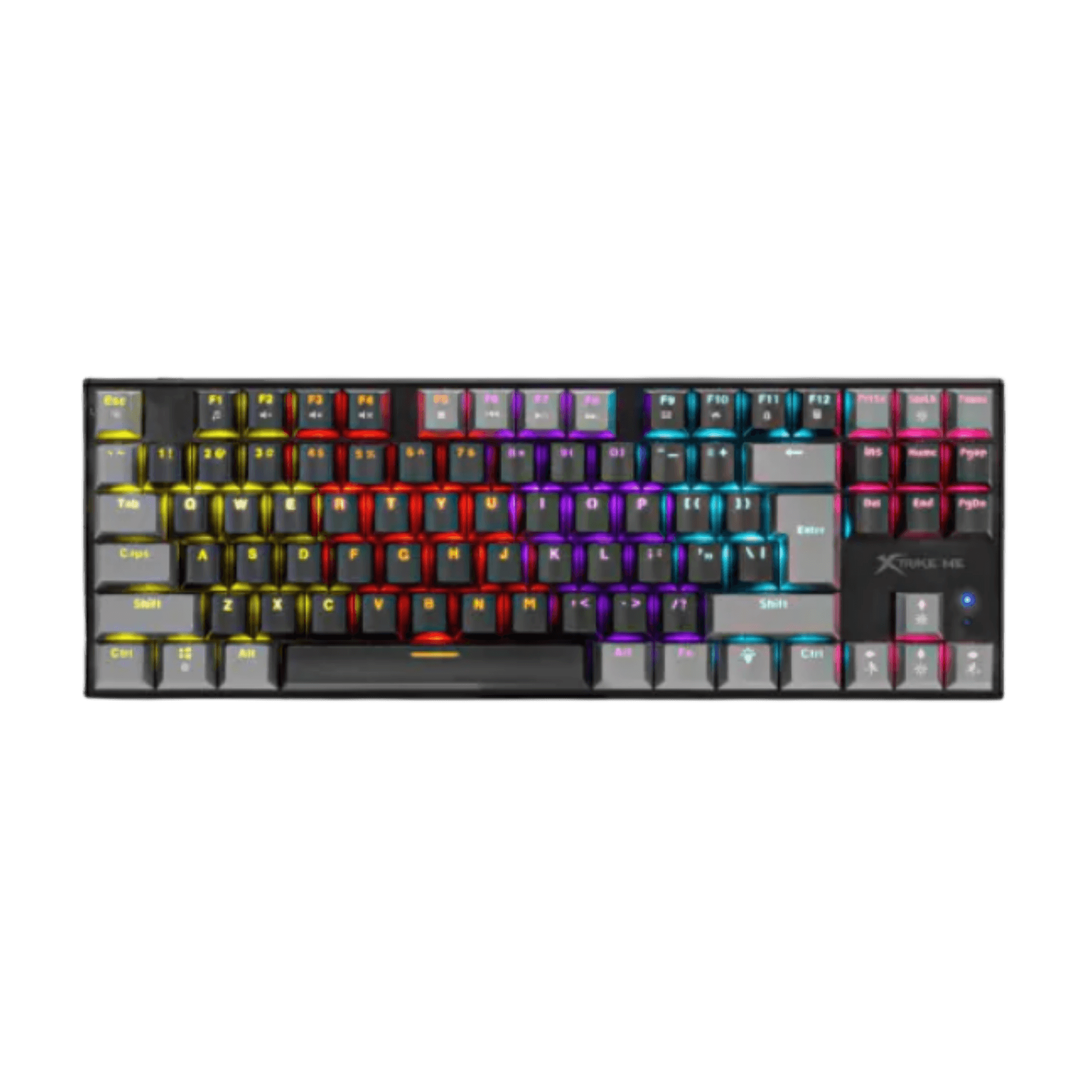 Teclado Mecânico Gamer RGB Xtrike-ME GK-989B Switch Red ANSI Compacto