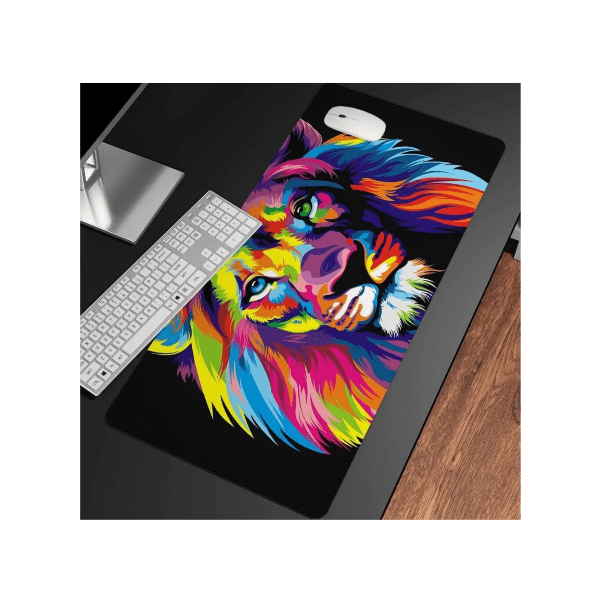 Mouse Pad Gamer Speed Extra Grande 700x350mm Rei Leão Broadway Exbom MP-7035C40