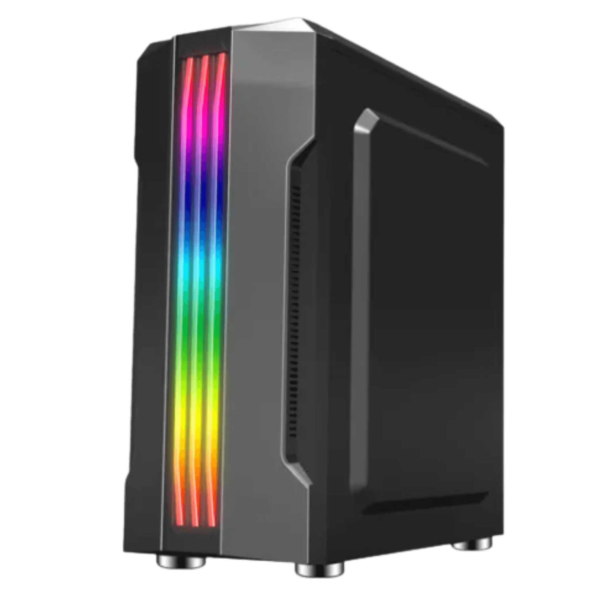 Gabinete Gamer Mid Tower Mymax Ciclope Preto RGB USB 3.0 Vidro Temperado ATX