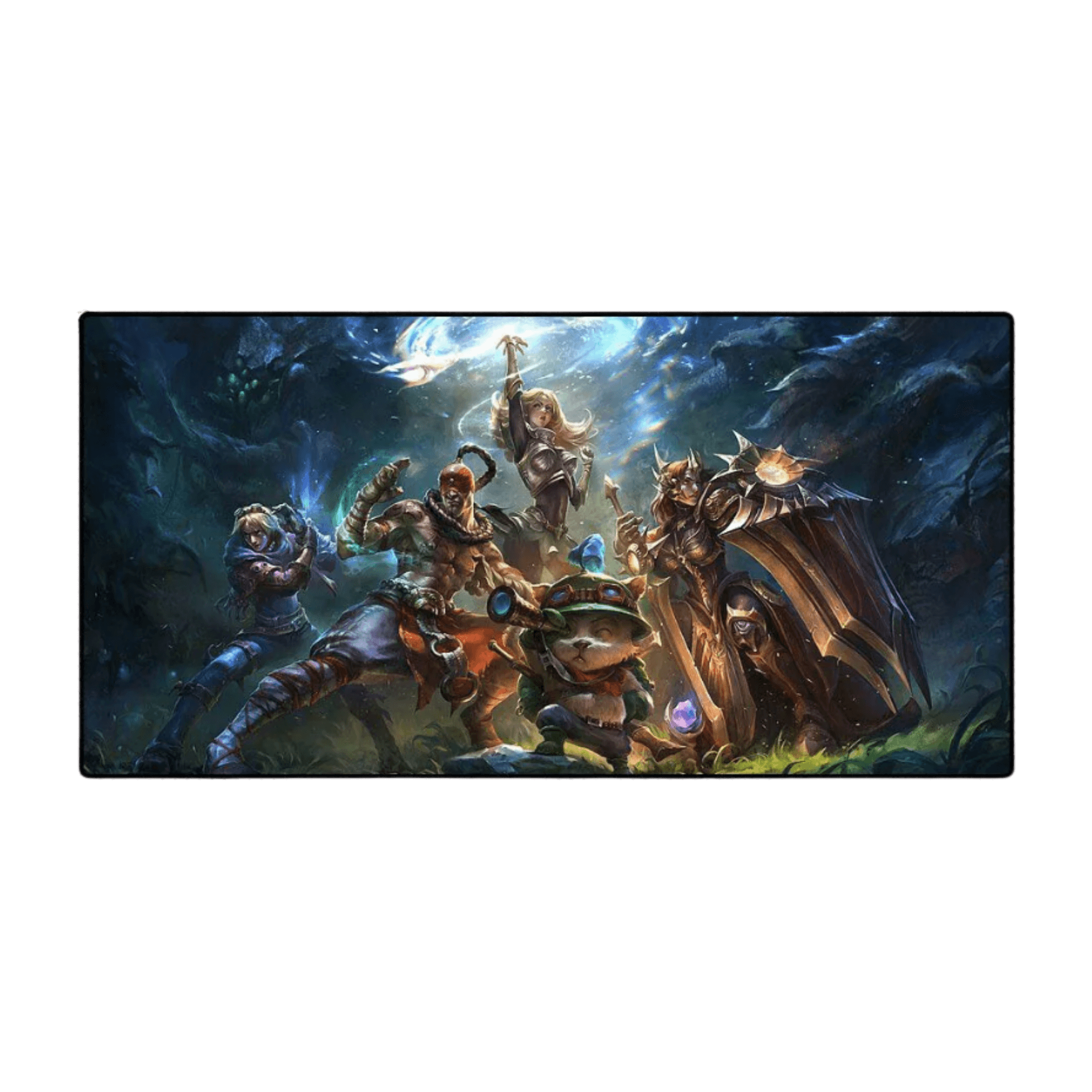Mouse Pad Gamer Extra Grande 700x350mm League of legends Exbom MP-7035C10 Antiderrapante